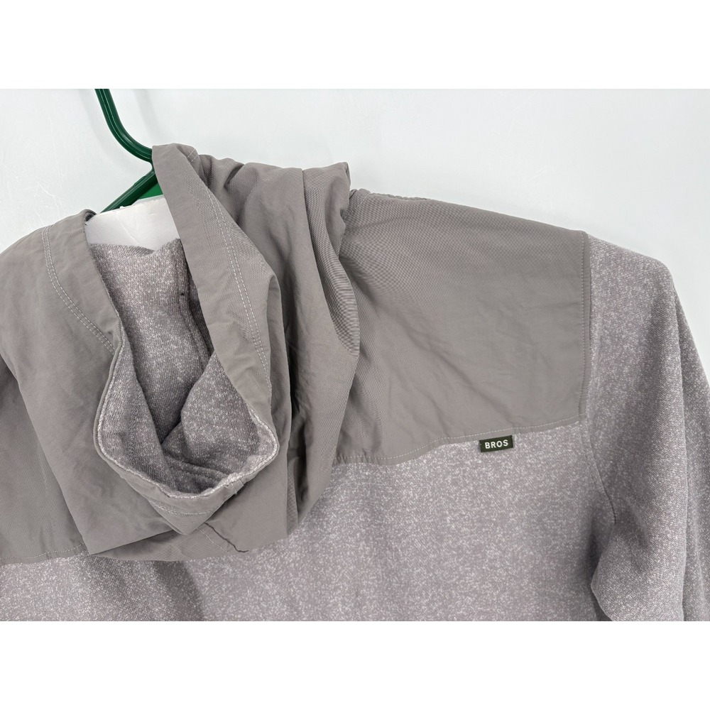 Howler Bros Kameron Hoodie Men's XL Gray Full Zip Fleece Shell Hybrid Jacket - Picture 7 of 10